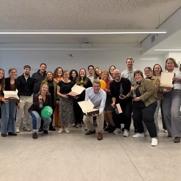 Collega’s van Skill BuilderS vieren 40 jaar in Limburg.