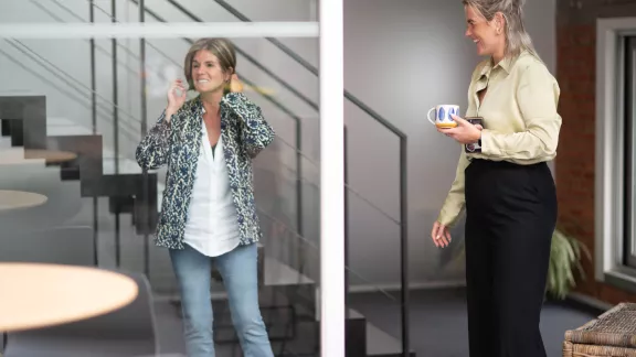 Herobeeld Chantal en Bo